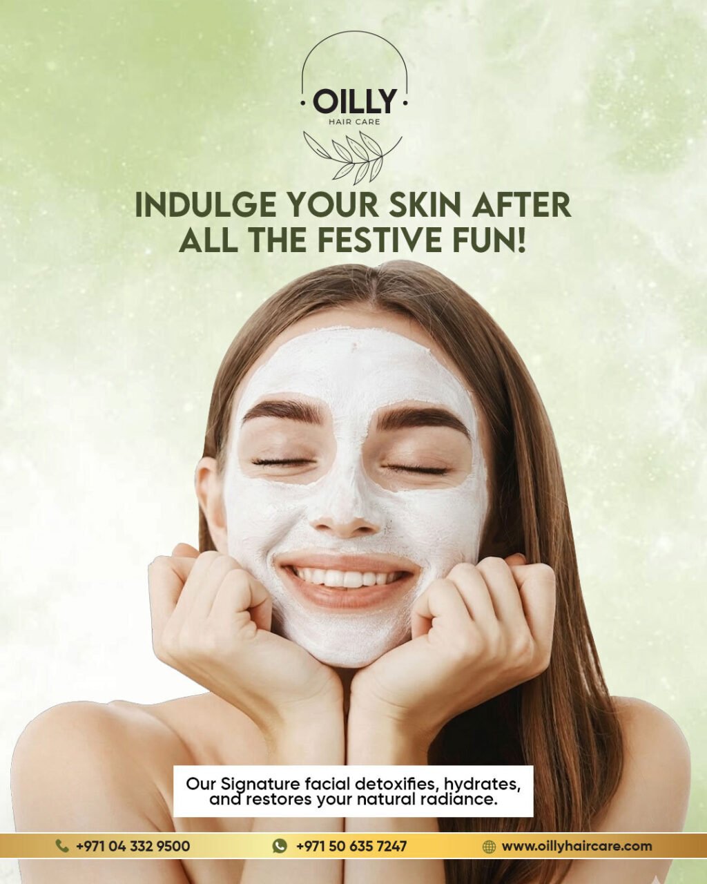 Instagram post from oillyhaircare. This post is in position 3.