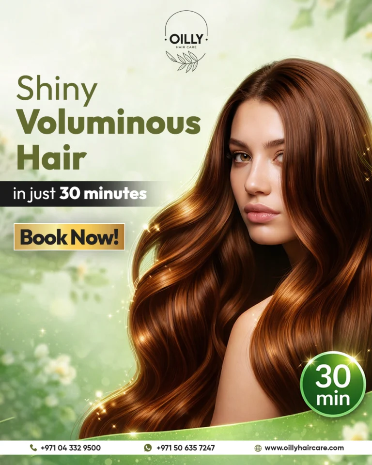 Instagram post from oillyhaircare. This post is in position 2.