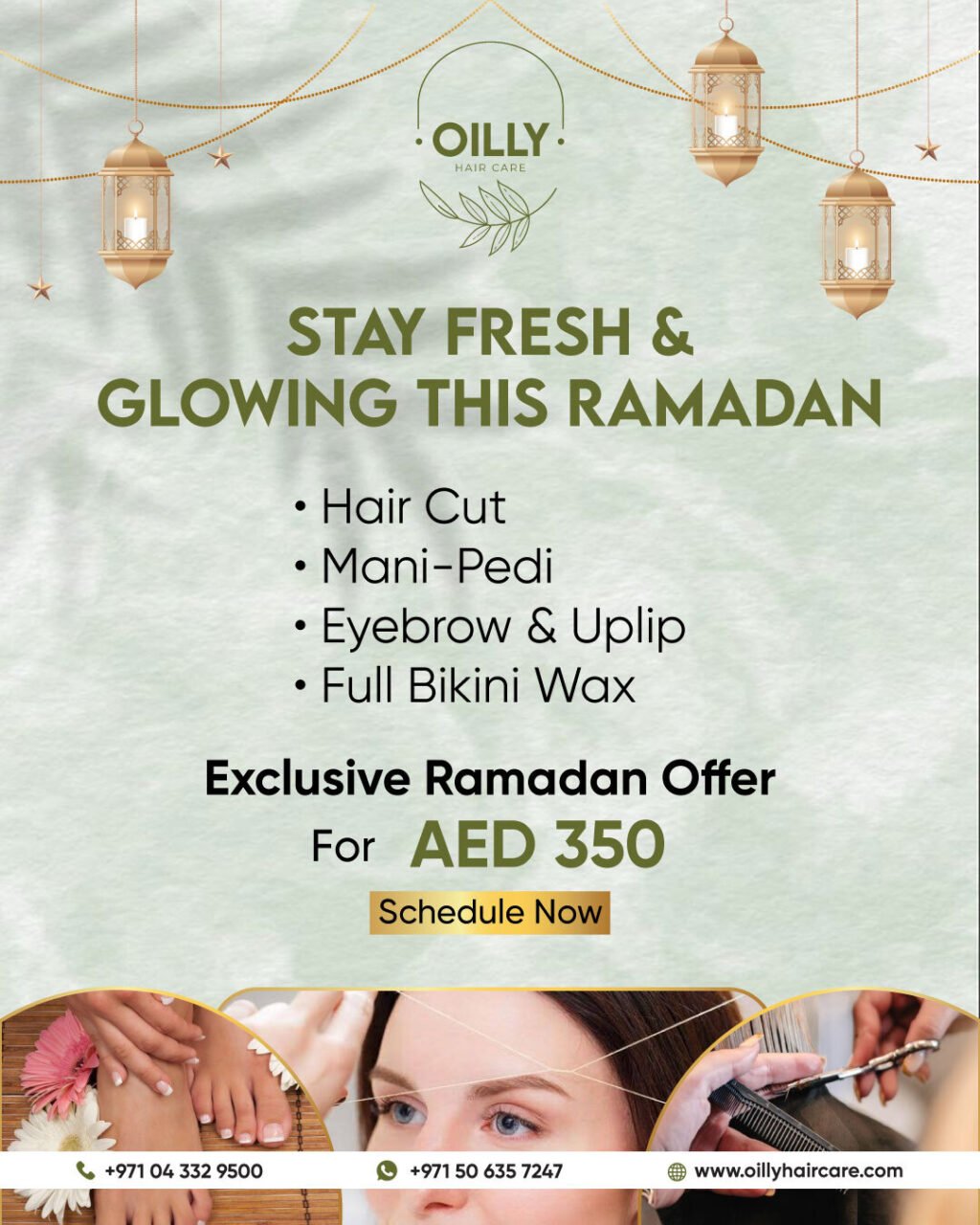 Instagram post from oillyhaircare. This post is in position 5.