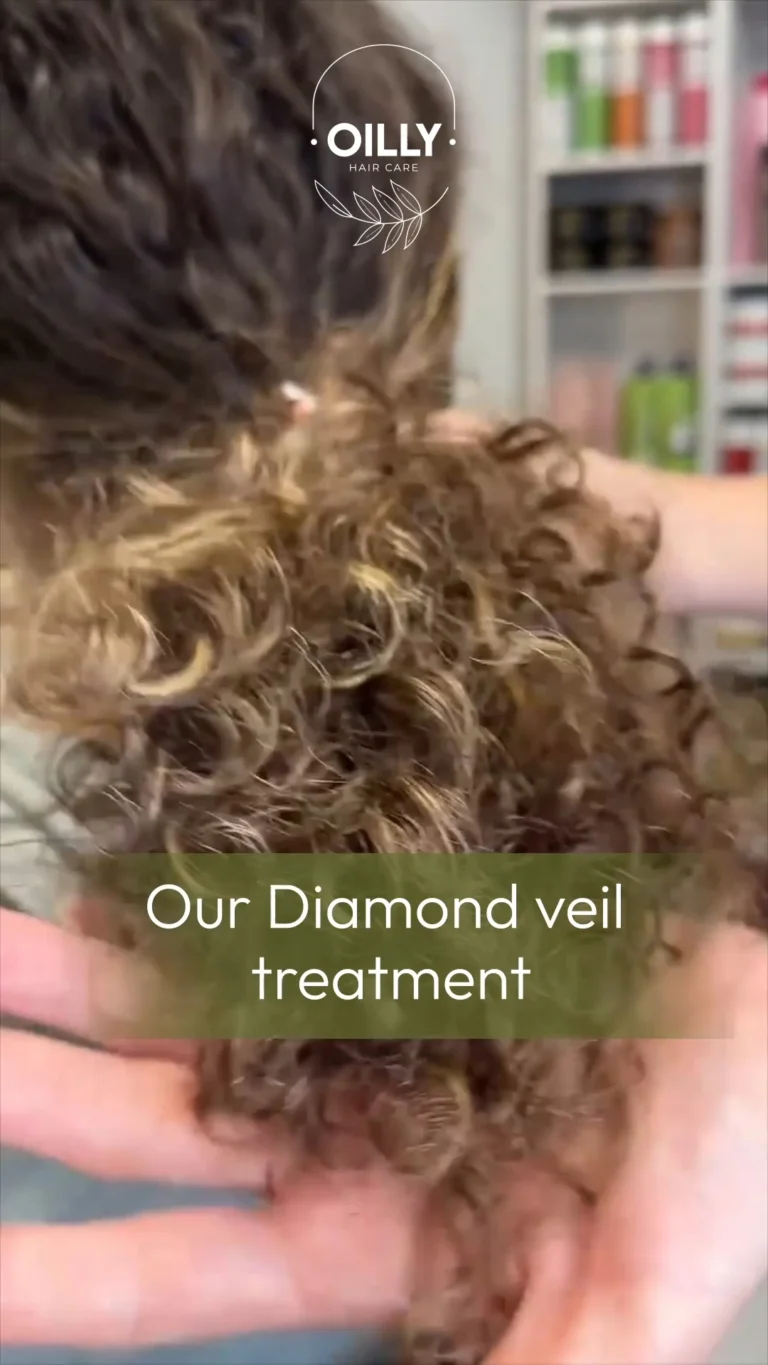 Instagram post from oillyhaircare. This post is in position 4.