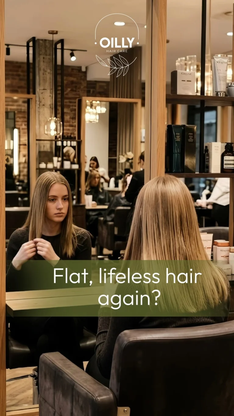 Instagram post from oillyhaircare. This post is in position 1.